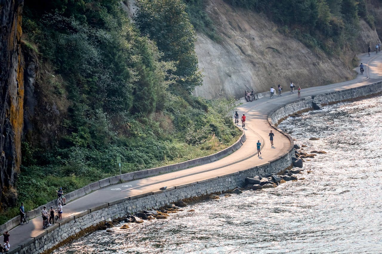 A coastal path illustrating long-term systems and steady progress.